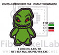 Oogie Boogie Machine Embroidery Design