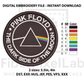 Dark Side Prism Embroidery Design