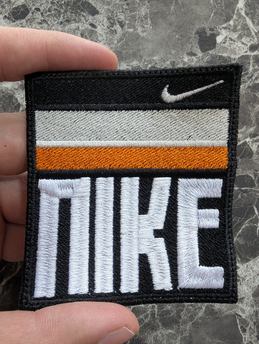 Retro Athletic Stripe Embroidery Design