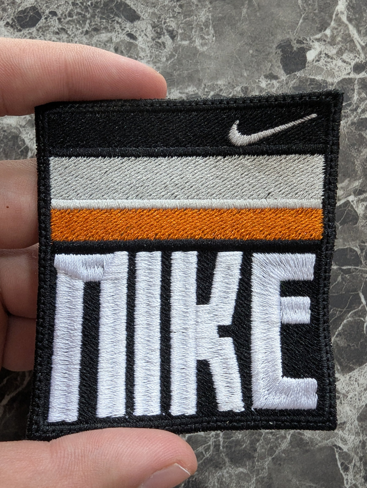 Retro Athletic Stripe Embroidery Design
