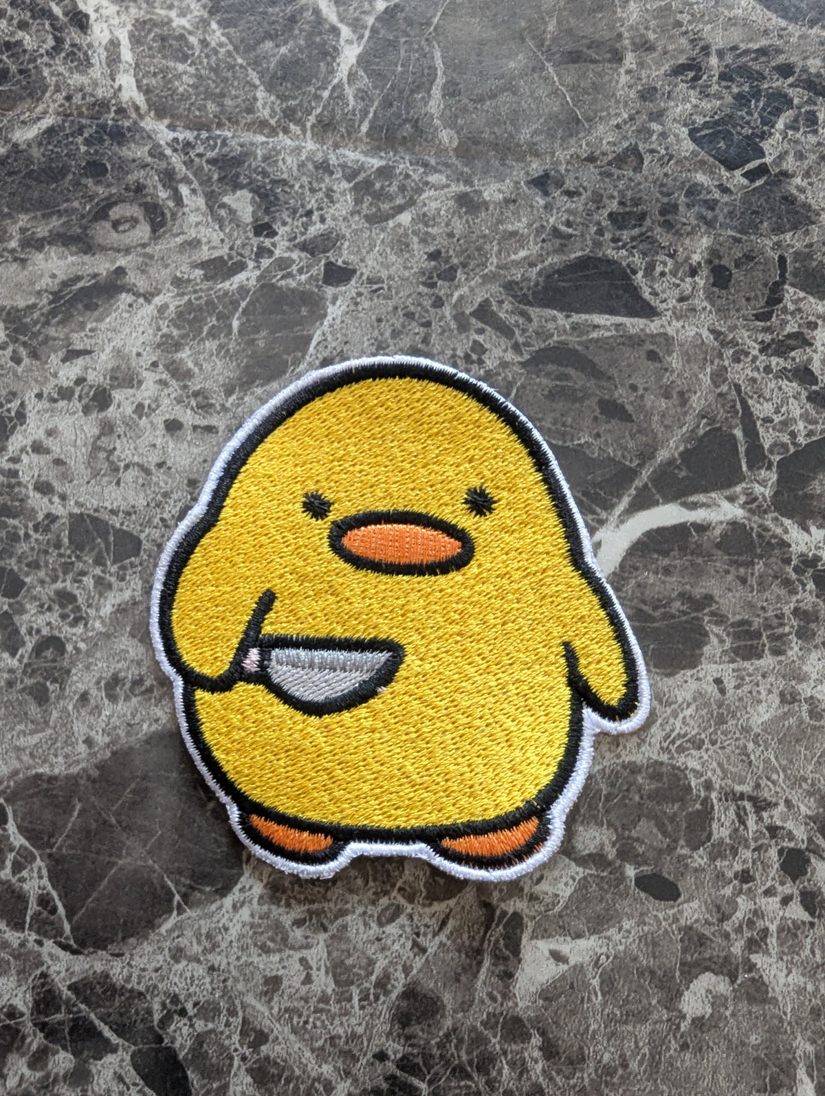 Cute Yellow Duck Machine Embroidery Design