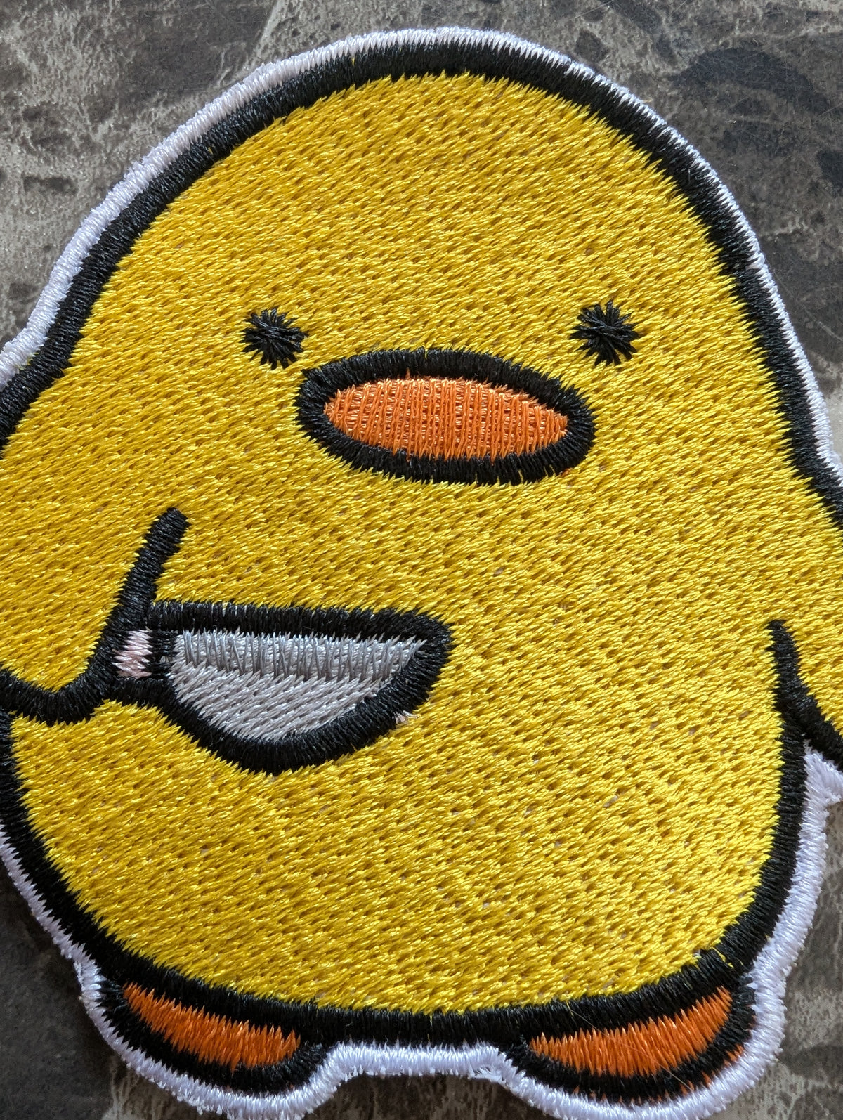 Cute Yellow Duck Machine Embroidery Design