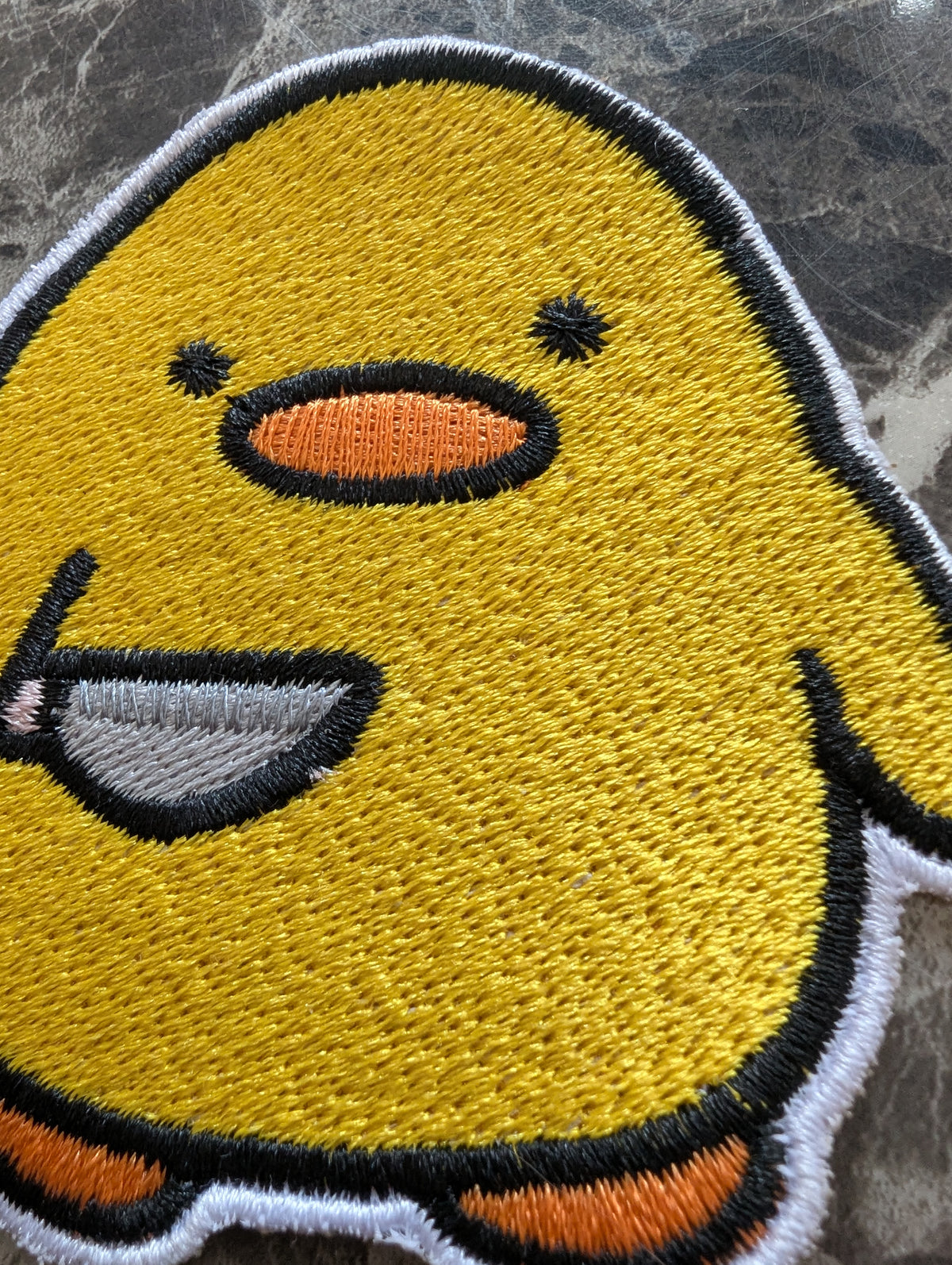 Cute Yellow Duck Machine Embroidery Design