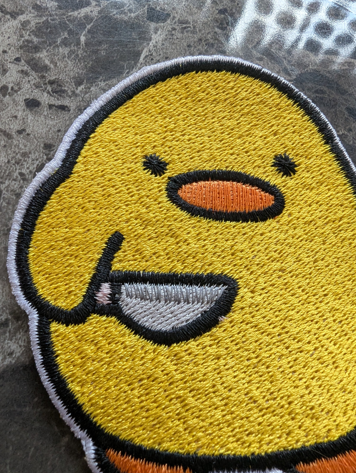 Cute Yellow Duck Machine Embroidery Design