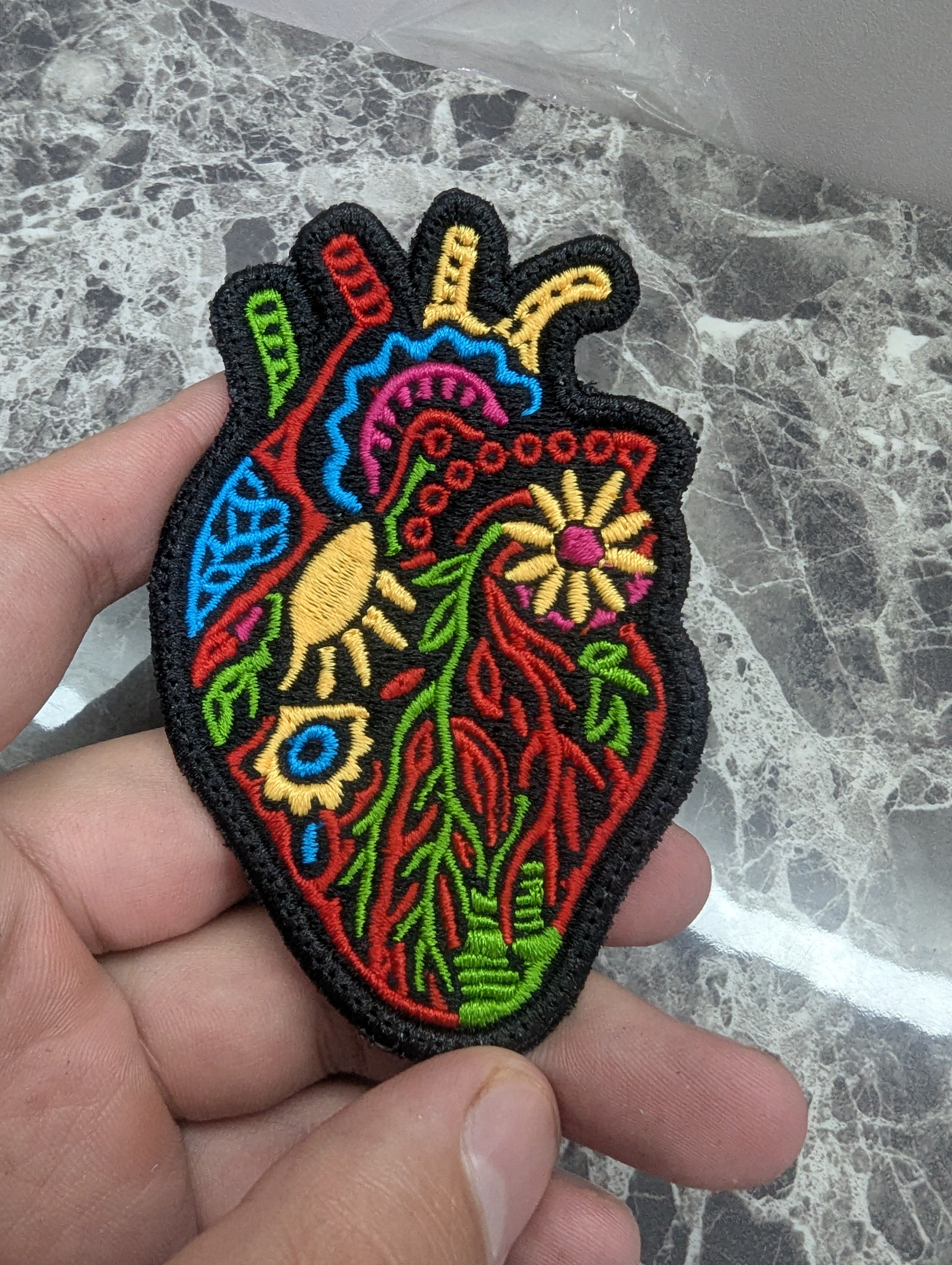Science Anatomical Heart Embroidery Design