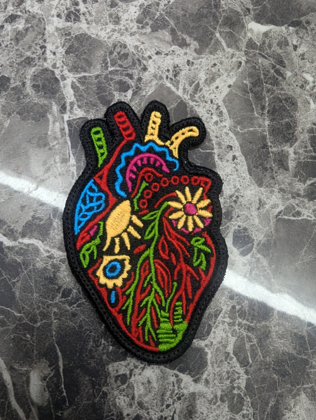 Science Anatomical Heart Embroidery Design