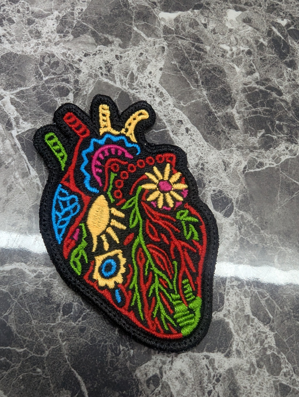 Science Anatomical Heart Embroidery Design