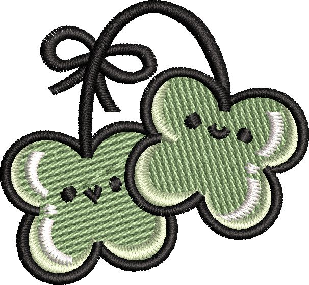 Cute Shamrock Friends Machine Embroidery Design