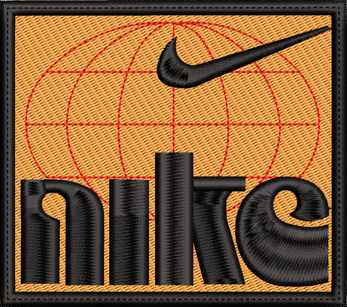Retro Sports Globe Embroidery Design