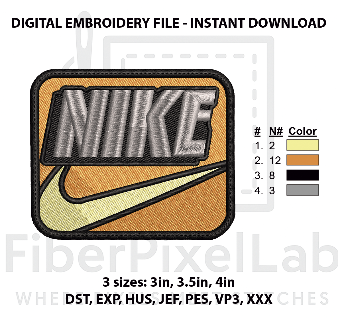 Retro Athletic Badge Machine Embroidery Design