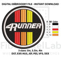 4Runner Machine Embroidery Design